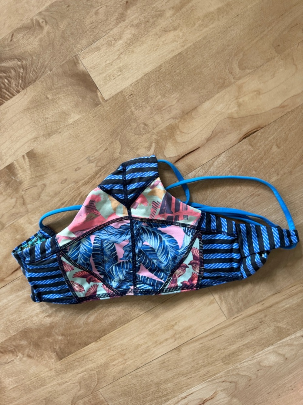 Maaji String Bikini Swimsuit Top - Multi Color - Large